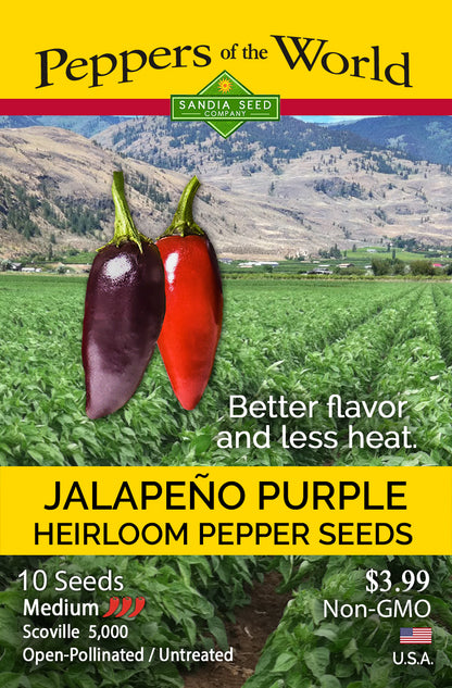 Jalapeño Purple Pepper Seeds