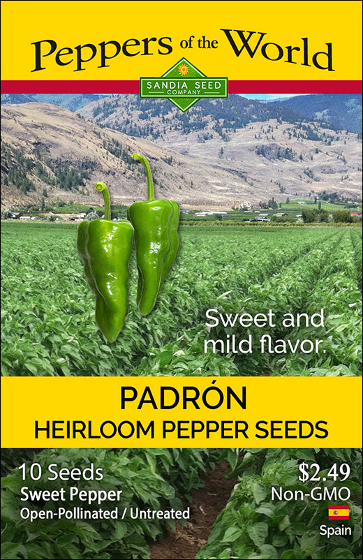 Padron - Sweet Spanish Heirloom Pepper Seeds