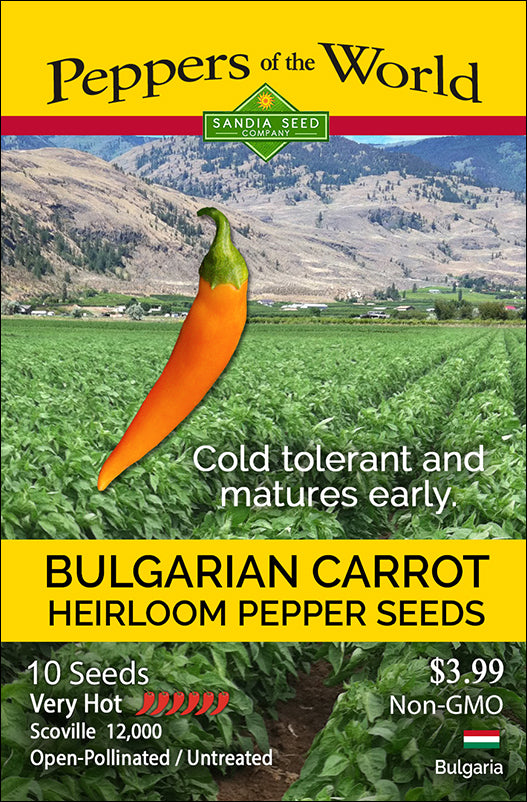 Bulgarian Carrot Pepper Seeds