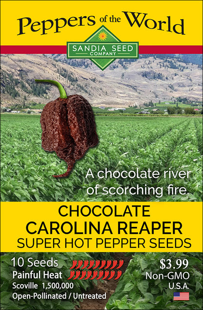 Carolina Reaper Chocolate Seeds