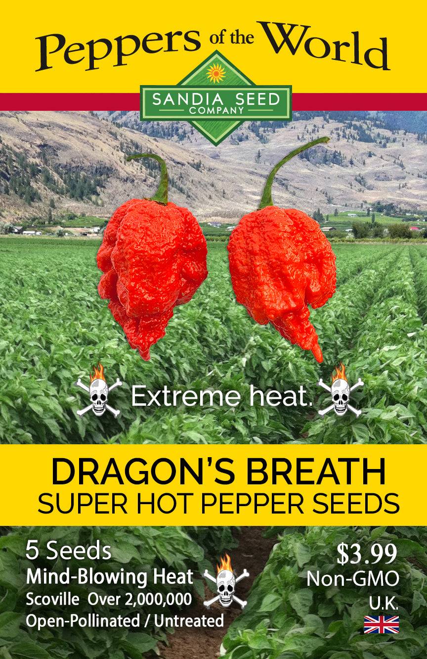 dragon's breath flower seeds Dragon's Breath Pepper Seeds