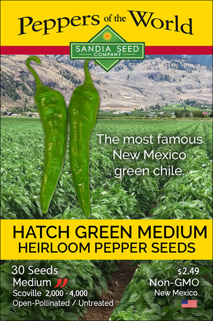 BULK Hatch Green Medium - Big Jim - 1 lb. Seeds