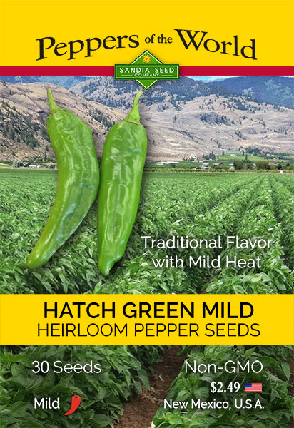 Hatch Green Mild - NM 6-4 - 1/2 oz. Seeds - BULK - Sandia Seed Company