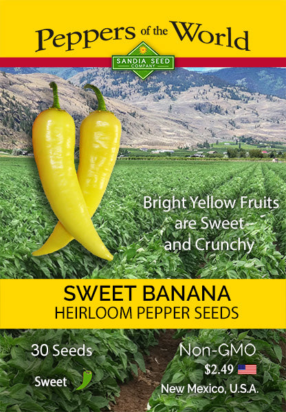 Sweet Banana Pepper Seeds - Sandia Seed Company